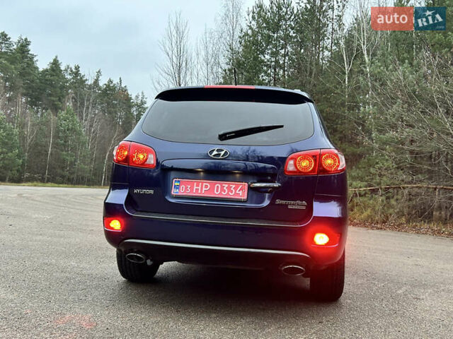 Синий Хендай Санта Фе, объемом двигателя 2.2 л и пробегом 260 тыс. км за 9700 $, фото 4 на Automoto.ua
