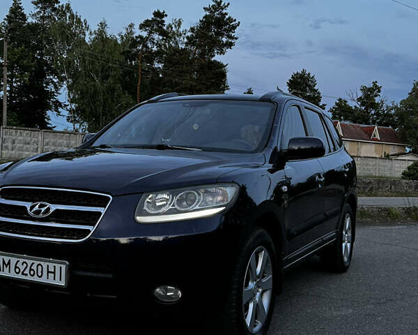 Синий Хендай Санта Фе, объемом двигателя 2.2 л и пробегом 280 тыс. км за 8400 $, фото 2 на Automoto.ua