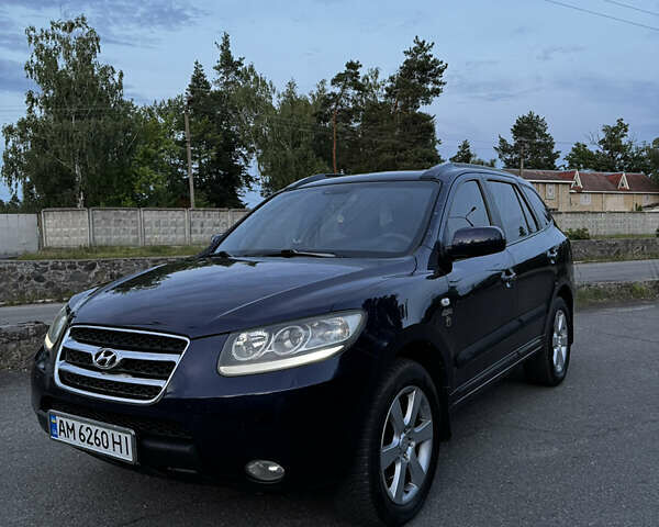 Синий Хендай Санта Фе, объемом двигателя 2.2 л и пробегом 280 тыс. км за 8400 $, фото 1 на Automoto.ua