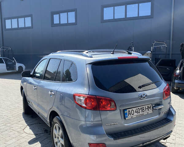 Синий Хендай Санта Фе, объемом двигателя 2.19 л и пробегом 245 тыс. км за 8500 $, фото 4 на Automoto.ua