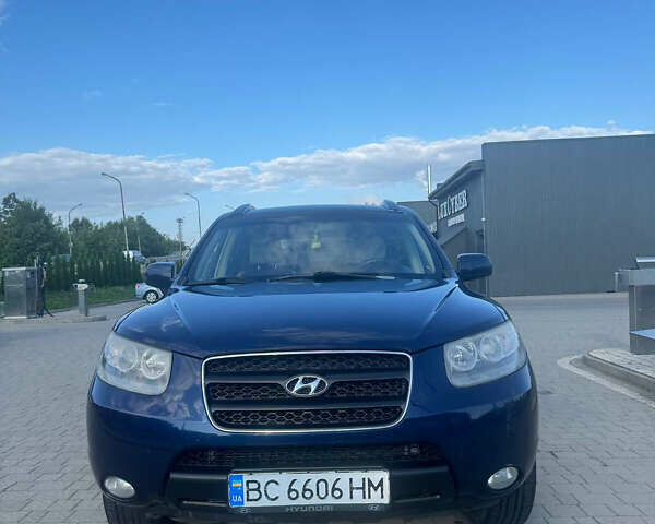 Синий Хендай Санта Фе, объемом двигателя 2.2 л и пробегом 265 тыс. км за 8100 $, фото 1 на Automoto.ua