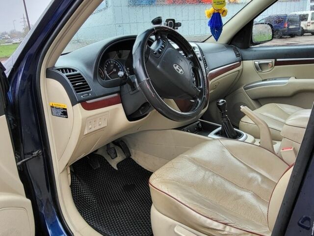 Синий Хендай Санта Фе, объемом двигателя 2.2 л и пробегом 291 тыс. км за 8500 $, фото 10 на Automoto.ua