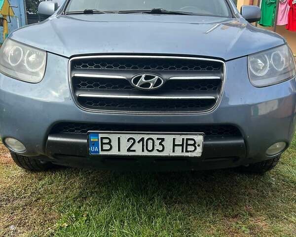 Синий Хендай Санта Фе, объемом двигателя 2.66 л и пробегом 261 тыс. км за 9000 $, фото 3 на Automoto.ua
