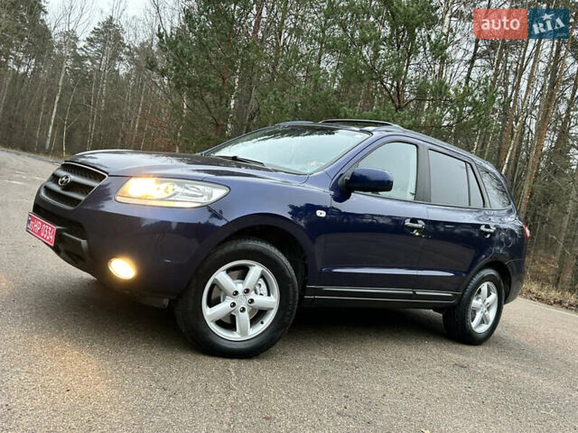Синий Хендай Санта Фе, объемом двигателя 2.2 л и пробегом 260 тыс. км за 9700 $, фото 3 на Automoto.ua