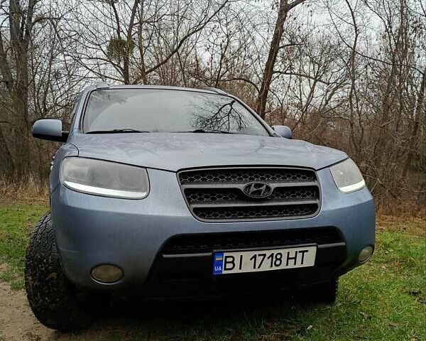 Синий Хендай Санта Фе, объемом двигателя 2.19 л и пробегом 200 тыс. км за 9000 $, фото 12 на Automoto.ua