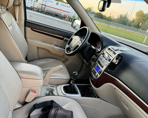 Синий Хендай Санта Фе, объемом двигателя 2.2 л и пробегом 218 тыс. км за 8750 $, фото 9 на Automoto.ua