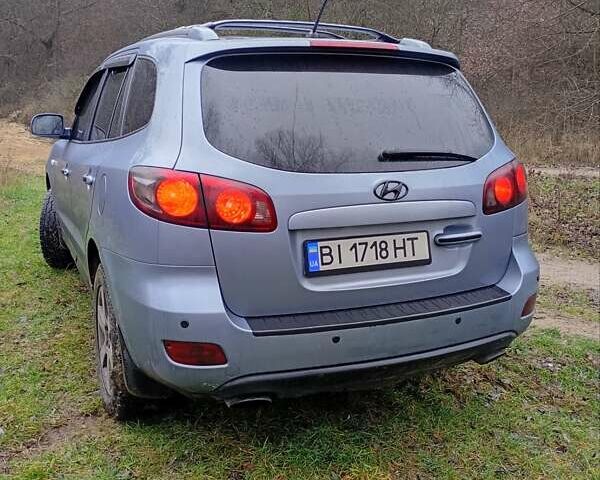 Синий Хендай Санта Фе, объемом двигателя 2.19 л и пробегом 200 тыс. км за 9000 $, фото 5 на Automoto.ua