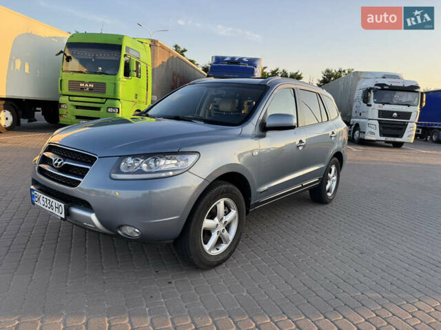 Синий Хендай Санта Фе, объемом двигателя 2.2 л и пробегом 218 тыс. км за 8750 $, фото 1 на Automoto.ua