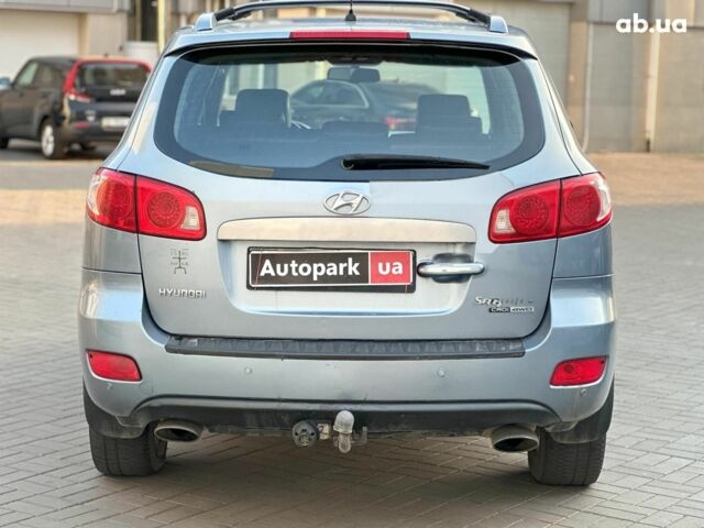 Синий Хендай Санта Фе, объемом двигателя 2.2 л и пробегом 280 тыс. км за 8490 $, фото 6 на Automoto.ua
