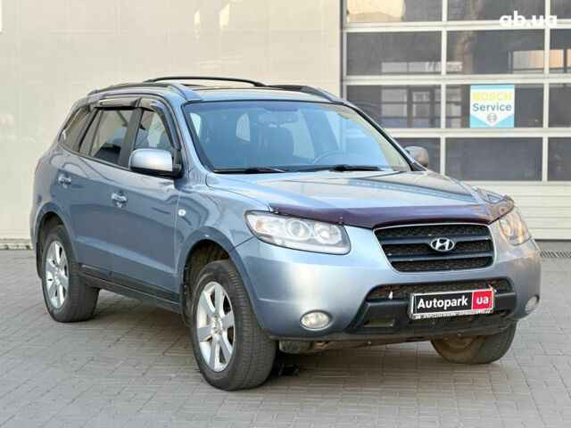 Синий Хендай Санта Фе, объемом двигателя 2.2 л и пробегом 280 тыс. км за 8490 $, фото 3 на Automoto.ua