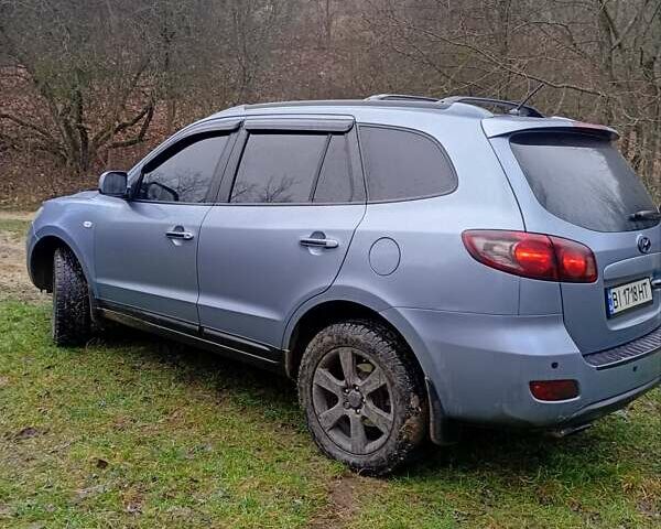 Синий Хендай Санта Фе, объемом двигателя 2.19 л и пробегом 200 тыс. км за 9000 $, фото 6 на Automoto.ua