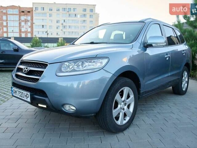 Синий Хендай Санта Фе, объемом двигателя 2.2 л и пробегом 198 тыс. км за 10700 $, фото 3 на Automoto.ua