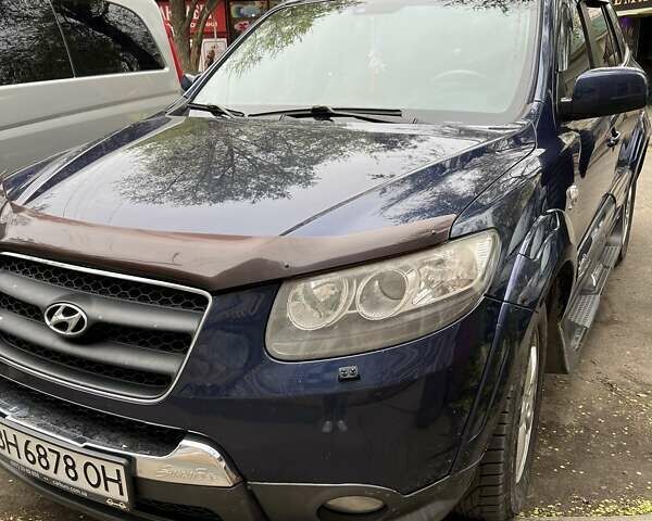 Синий Хендай Санта Фе, объемом двигателя 2.2 л и пробегом 208 тыс. км за 11500 $, фото 1 на Automoto.ua