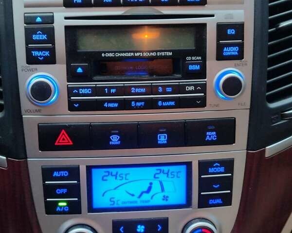 Синий Хендай Санта Фе, объемом двигателя 2.2 л и пробегом 200 тыс. км за 10700 $, фото 7 на Automoto.ua