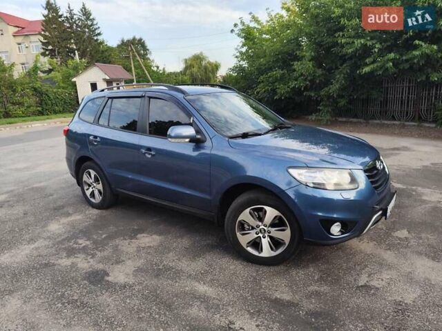 Синий Хендай Санта Фе, объемом двигателя 2.2 л и пробегом 170 тыс. км за 13000 $, фото 3 на Automoto.ua