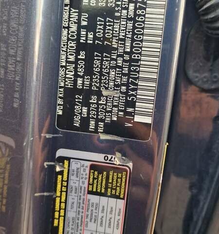 Синій Хендай Санта Фе, об'ємом двигуна 2.36 л та пробігом 260 тис. км за 14900 $, фото 50 на Automoto.ua