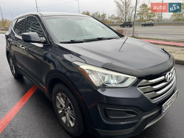 Синий Хендай Санта Фе, объемом двигателя 2.36 л и пробегом 216 тыс. км за 12800 $, фото 3 на Automoto.ua