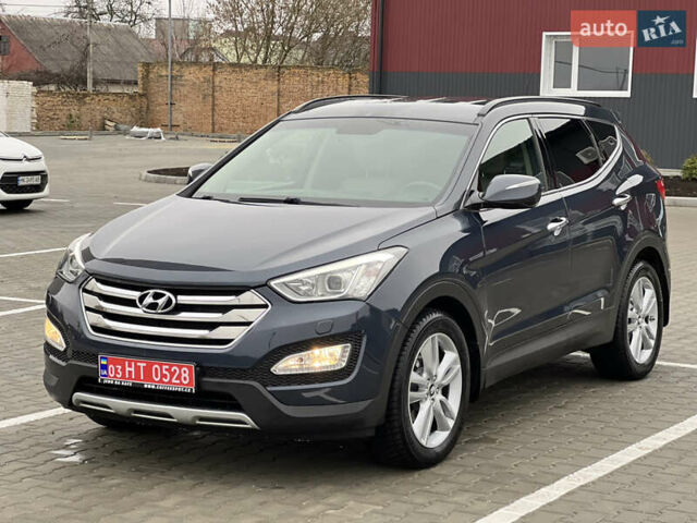 Синий Хендай Санта Фе, объемом двигателя 2.2 л и пробегом 187 тыс. км за 17200 $, фото 2 на Automoto.ua