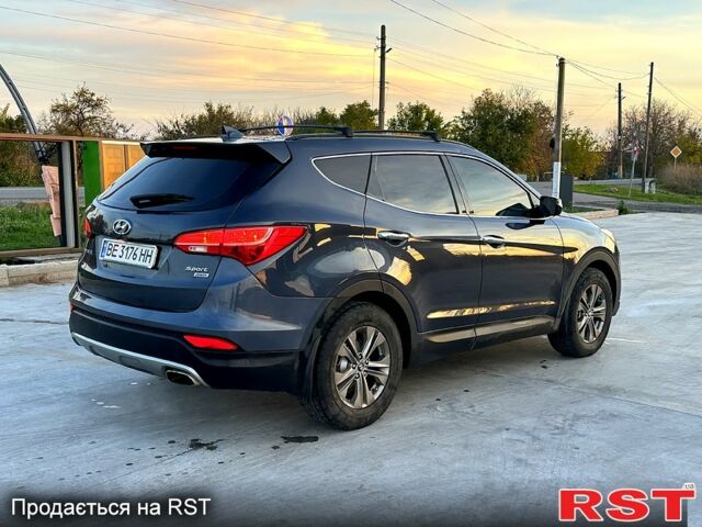 Синій Хендай Санта Фе, об'ємом двигуна 2.4 л та пробігом 155 тис. км за 14500 $, фото 2 на Automoto.ua