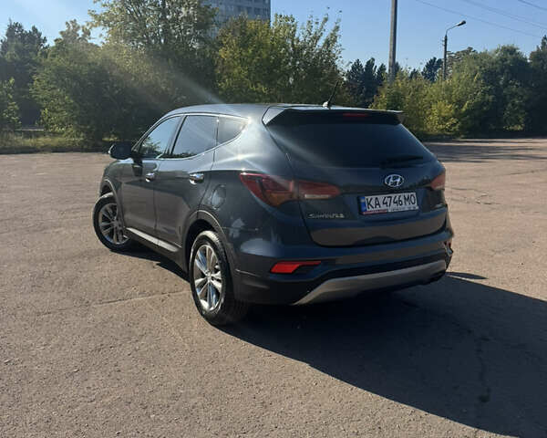 Синій Хендай Санта Фе, об'ємом двигуна 2 л та пробігом 191 тис. км за 16500 $, фото 5 на Automoto.ua