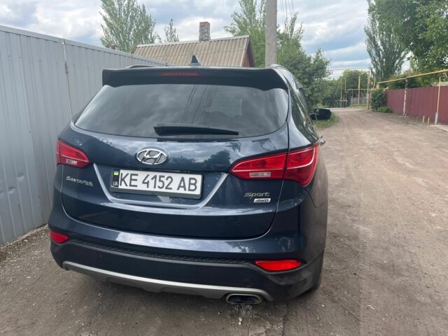 Синий Хендай Санта Фе, объемом двигателя 2.4 л и пробегом 91 тыс. км за 17299 $, фото 2 на Automoto.ua