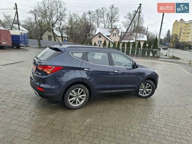 Синий Хендай Санта Фе, объемом двигателя 2.2 л и пробегом 240 тыс. км за 15800 $, фото 7 на Automoto.ua