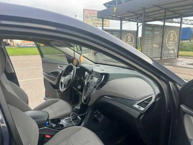 Синий Хендай Санта Фе, объемом двигателя 2.4 л и пробегом 185 тыс. км за 10700 $, фото 7 на Automoto.ua