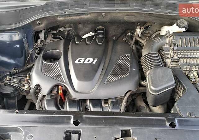 Синий Хендай Санта Фе, объемом двигателя 2.4 л и пробегом 167 тыс. км за 14900 $, фото 6 на Automoto.ua