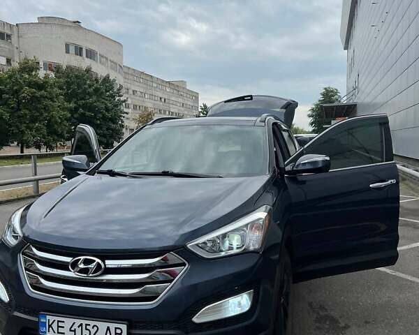 Синий Хендай Санта Фе, объемом двигателя 2.36 л и пробегом 85 тыс. км за 18000 $, фото 6 на Automoto.ua