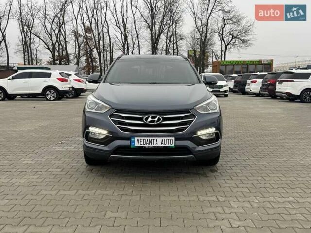 Синий Хендай Санта Фе, объемом двигателя 2 л и пробегом 202 тыс. км за 17500 $, фото 1 на Automoto.ua