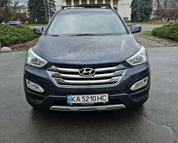 Синий Хендай Санта Фе, объемом двигателя 2.36 л и пробегом 180 тыс. км за 11500 $, фото 1 на Automoto.ua