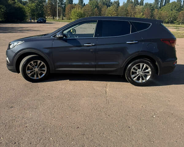 Синій Хендай Санта Фе, об'ємом двигуна 2 л та пробігом 191 тис. км за 16500 $, фото 4 на Automoto.ua