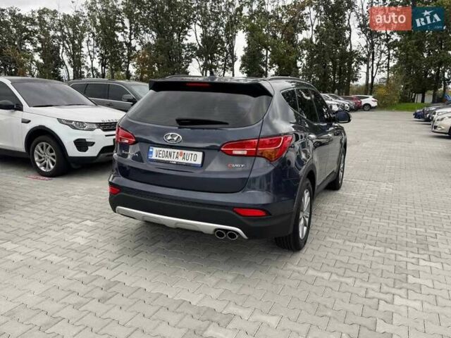 Синій Хендай Санта Фе, об'ємом двигуна 2 л та пробігом 170 тис. км за 18500 $, фото 3 на Automoto.ua