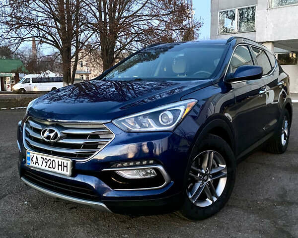 Синий Хендай Санта Фе, объемом двигателя 2.36 л и пробегом 122 тыс. км за 14000 $, фото 1 на Automoto.ua