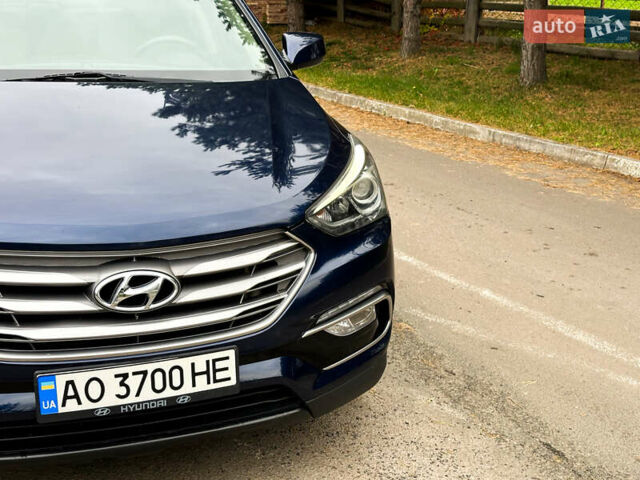 Синий Хендай Санта Фе, объемом двигателя 2.4 л и пробегом 86 тыс. км за 15500 $, фото 27 на Automoto.ua