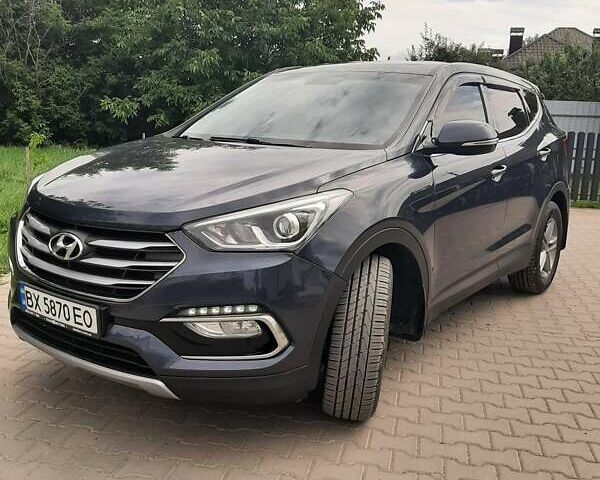 Синий Хендай Санта Фе, объемом двигателя 2.2 л и пробегом 181 тыс. км за 20700 $, фото 2 на Automoto.ua