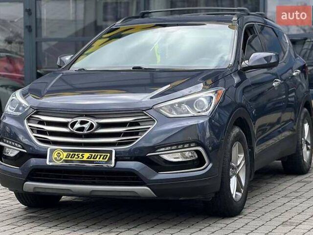Синий Хендай Санта Фе, объемом двигателя 2.36 л и пробегом 115 тыс. км за 16100 $, фото 2 на Automoto.ua