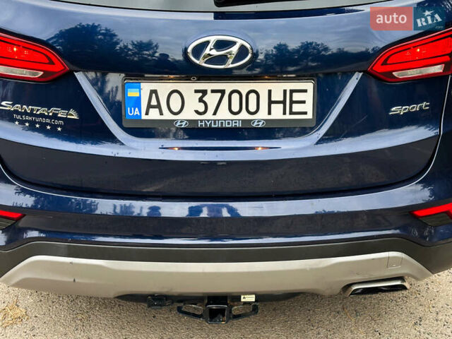 Синий Хендай Санта Фе, объемом двигателя 2.4 л и пробегом 86 тыс. км за 15500 $, фото 34 на Automoto.ua