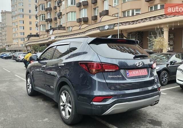 Синий Хендай Санта Фе, объемом двигателя 2 л и пробегом 180 тыс. км за 18800 $, фото 7 на Automoto.ua