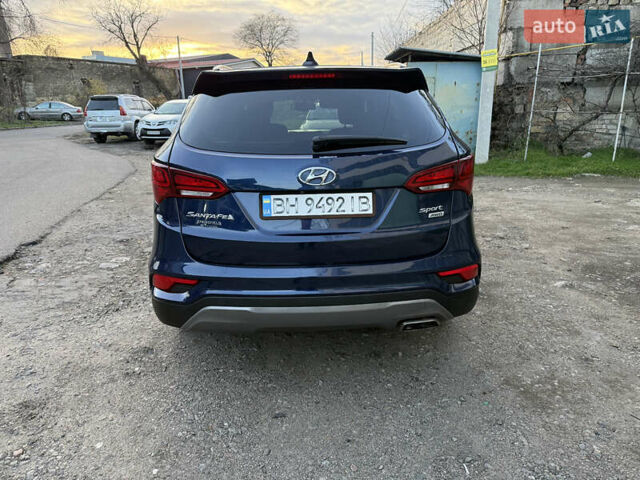 Синий Хендай Санта Фе, объемом двигателя 2.36 л и пробегом 110 тыс. км за 14000 $, фото 3 на Automoto.ua