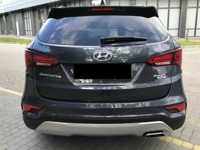 Синий Хендай Санта Фе, объемом двигателя 2.4 л и пробегом 70 тыс. км за 13300 $, фото 5 на Automoto.ua