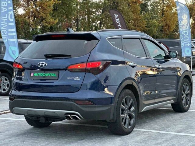 Синій Хендай Санта Фе, об'ємом двигуна 2 л та пробігом 131 тис. км за 17290 $, фото 4 на Automoto.ua