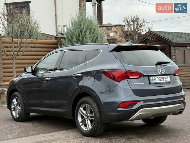 Синий Хендай Санта Фе, объемом двигателя 2.36 л и пробегом 104 тыс. км за 15800 $, фото 18 на Automoto.ua