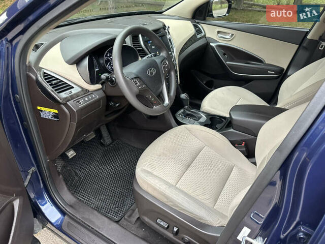 Синий Хендай Санта Фе, объемом двигателя 2.4 л и пробегом 86 тыс. км за 15500 $, фото 9 на Automoto.ua