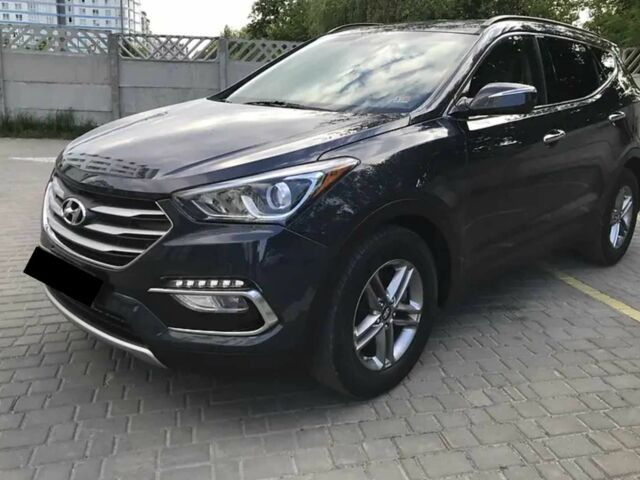 Синий Хендай Санта Фе, объемом двигателя 2.4 л и пробегом 70 тыс. км за 13300 $, фото 1 на Automoto.ua