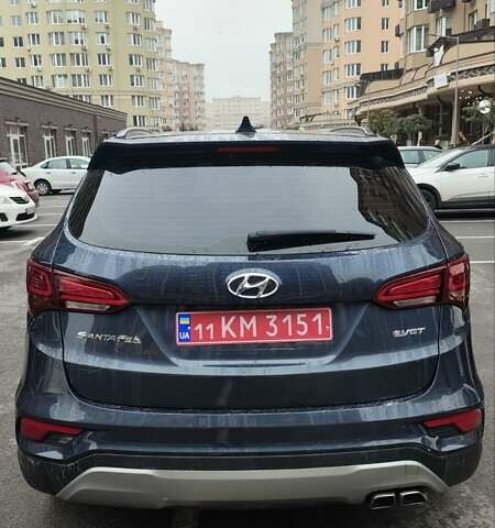 Синий Хендай Санта Фе, объемом двигателя 2 л и пробегом 180 тыс. км за 18800 $, фото 6 на Automoto.ua