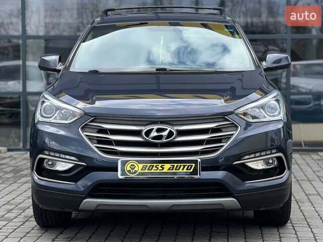 Синий Хендай Санта Фе, объемом двигателя 2.36 л и пробегом 115 тыс. км за 16100 $, фото 1 на Automoto.ua