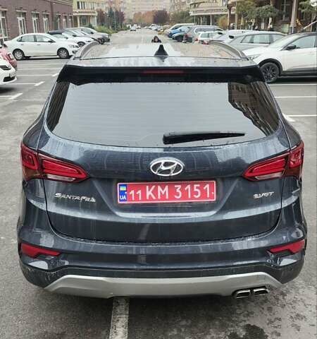 Синий Хендай Санта Фе, объемом двигателя 2 л и пробегом 180 тыс. км за 18800 $, фото 5 на Automoto.ua