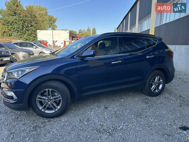 Синий Хендай Санта Фе, объемом двигателя 2.36 л и пробегом 122 тыс. км за 14999 $, фото 7 на Automoto.ua