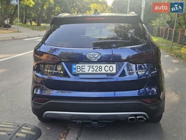 Синий Хендай Санта Фе, объемом двигателя 2 л и пробегом 130 тыс. км за 17700 $, фото 2 на Automoto.ua